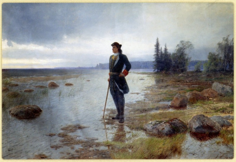 Create meme: lagorio L. "on the shore of the desert waves...". 1897, I.N. Kramskoy. portrait of I.I. shishkin. 1873, willow kramskoy portrait of shishkin 1873