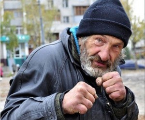 Create meme: you're homeless, homeless Valera, homeless Arkady