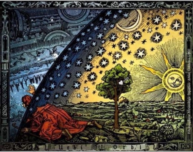 Create meme: engraving by camille flammarion the vault of heaven, flammarion kamil engraving, engraving by Camille Flammarion