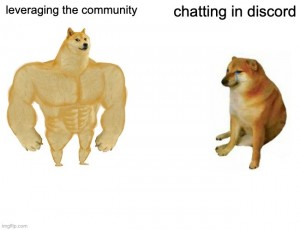 Create meme: inflated dog meme, doge Jock, dog Jock meme