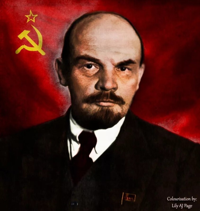 Create meme: Lenin's revolution, Lenin, Vladimir Ilyich art, the great Lenin