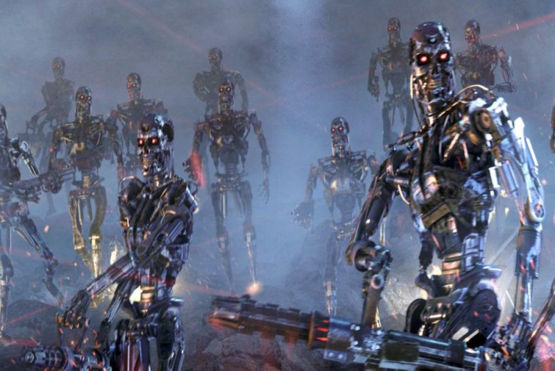 Create meme: photos of the terminator, Skynet terminator, terminator rise of the machines