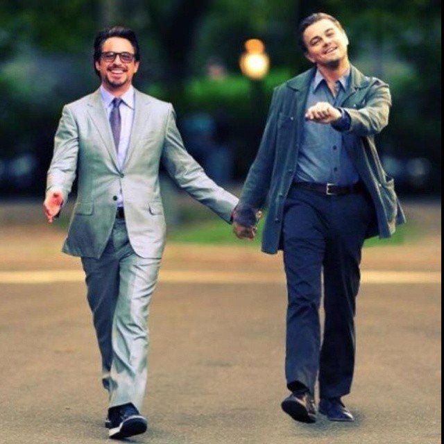 Create meme: dicaprio Leonardo Wilhelm, Leonardo DiCaprio walk, Leonardo DiCaprio ma'am