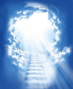 Создать мем: лестница в небеса, господь на небесах, лестница в облака