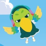 Create meme: Pirates of Neverland Parrot, Jake and the Neverland Pirates by Scully, Pirates of Neverland cartoon parrot