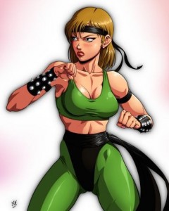 Create meme: Sonya blade