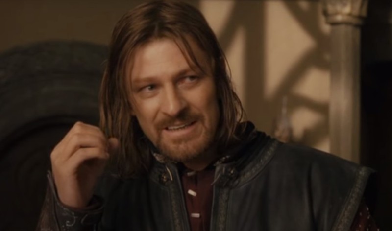 Create meme: Boromir , meme Lord of the rings Boromir, the Lord of the rings Boromir