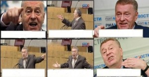 Create meme: zhirik, Zhirinovsky here there everywhere