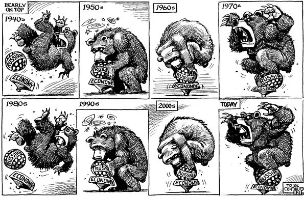 Создать мем: толстый медведь карикатура, русский медведь карикатуры, россия медведь карикатура