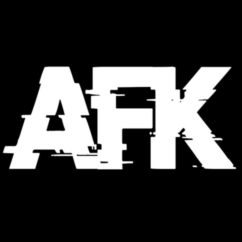 Создать мем: afk надпись, afk, значок афк