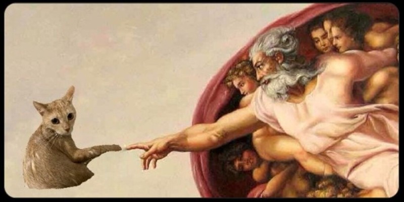 Create meme: Michelangelo the creation of Adam, the creation of adam by michelangelo, Michelangelo painting