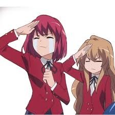 Create meme: toradora respect, anime, toradora Minori Kushieda