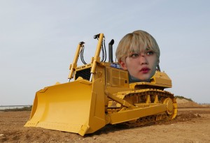 Create meme: bulldozer b 10 m, bulldozer