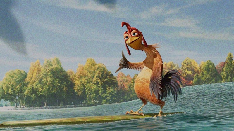 Create meme: Catch the wave of chick Joe, Chick Joe, Rooster from Catch the wave