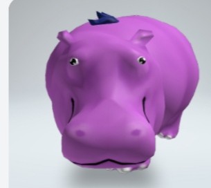 Создать мем: игрушка hippo, бегемот, бегемот 3д модель