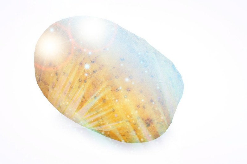 Create meme: shell, blurred image, blue onyx