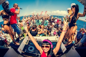 Create meme: Ibiza, ibiza, boat party
