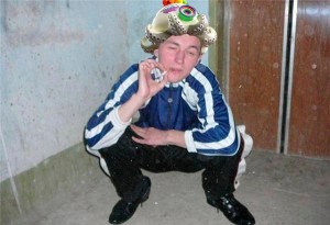 Create meme: Gopnik squat, Gopnik