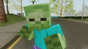 Create meme: zombies in minecraft, minecraft style, minecraft zombie 