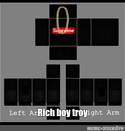 Somics Meme Rich Boy Troy Comics Meme Arsenal Com - roblox rich shirt template