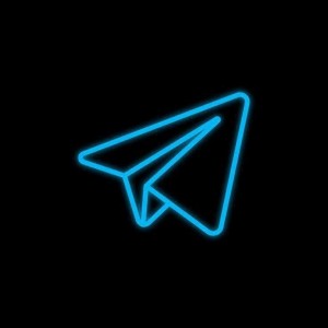 Create meme: neon, telegram bot, icon design