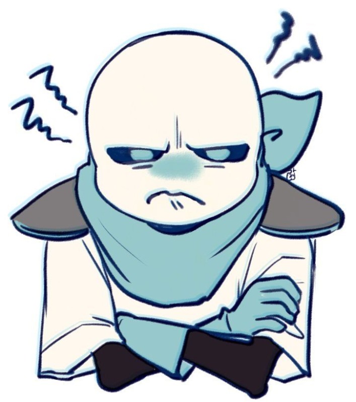 Create meme: blueberry Sansa, swap sans art, swap sans