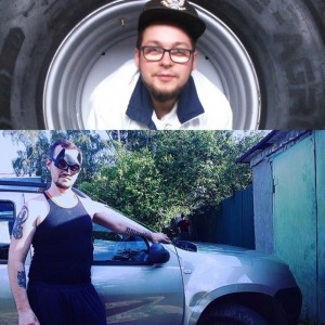 Create meme: girl, auto, male