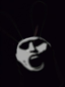 Create meme: mask, people, darkness