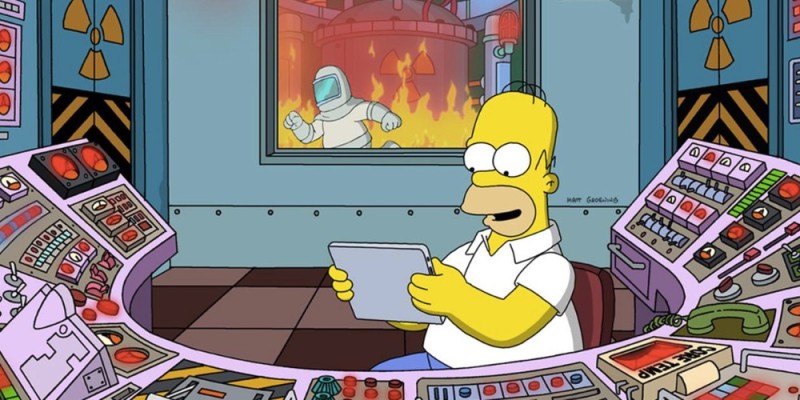 Create meme: homērs simpsons, Springfield nuclear power plant Homer, The Simpsons android