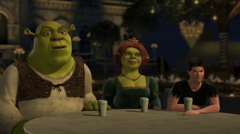 Create meme: Shrek and Fiona, Shrek , Shrek is the idol of the faraway kingdom