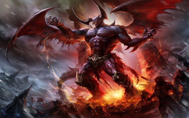 Create meme: hell demons, demon Keeper, Alastor the demon of hell