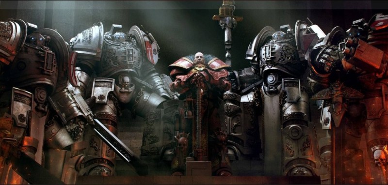 Создать мем: имперская гвардия, warhammer 40,000, серые рыцари