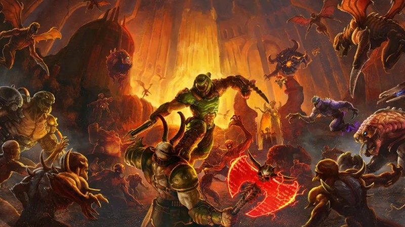 Создать мем: doom eternal палач рока, палач рока игры дум, игра дум этернал