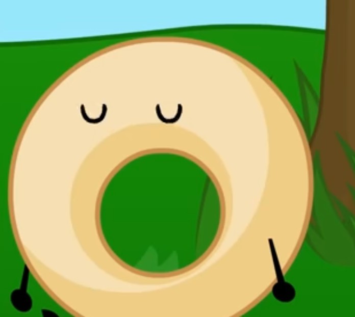 Create meme: BFDI donut, bfdi donut, bfb donut