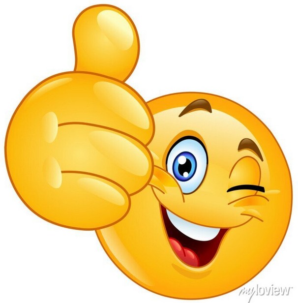 Create meme: Emoji thumb up, smiley face class, hand smiley