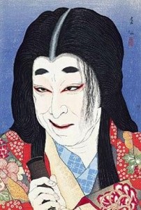 Создать мем: japanese art, kabuki, японская гравюра