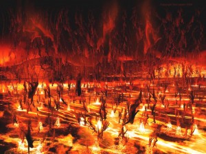 Create meme: Gehenna, to hell, background of hell