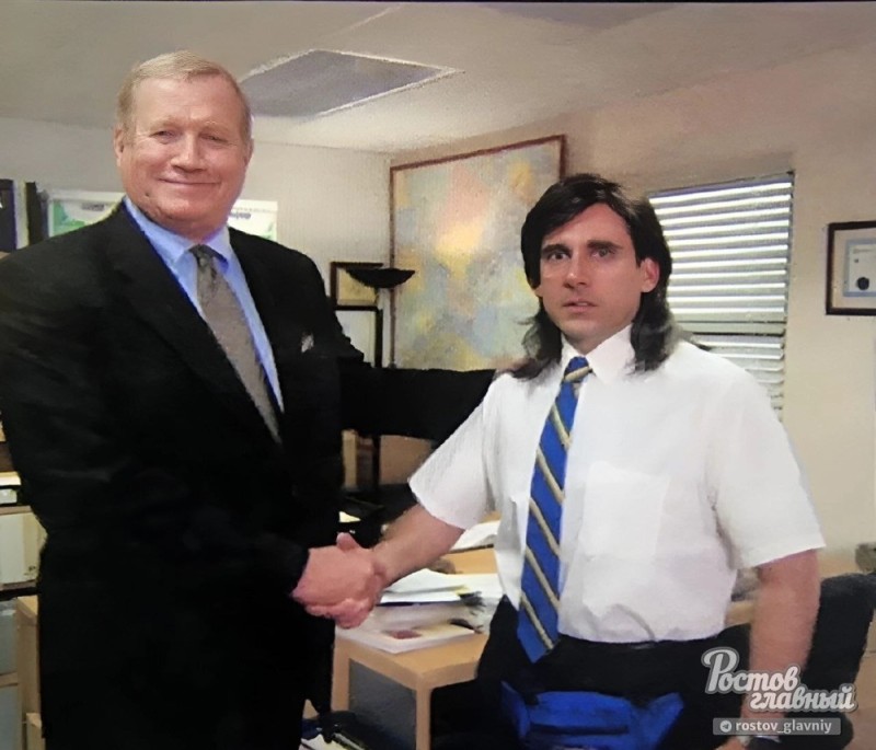 Create meme: TV series office handshake, series the office memes handshake, TV series office meme