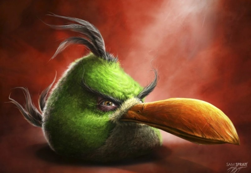 Создать мем: реалистичные птицы энгри бердз, realistic angry birds, птица из энгри бердз