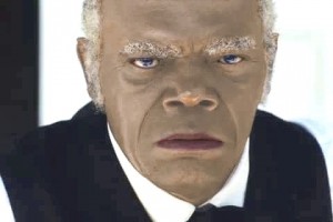 Create meme: Django unchained Samuel Jackson, a black man, that nigger