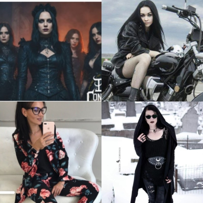 Create meme: gothic clothing, Gothic girl, Gothic fashion