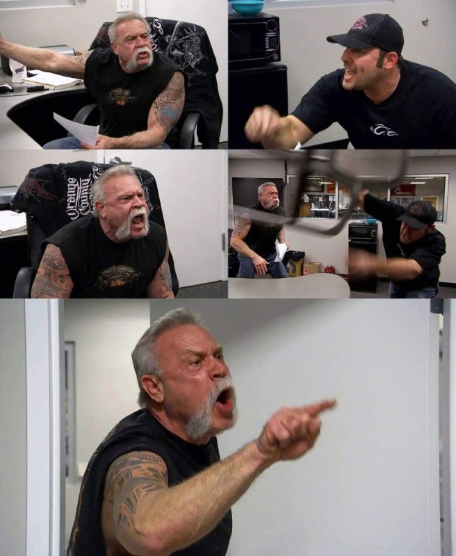 Create meme: American chopper memes, American chopper meme, American chopper