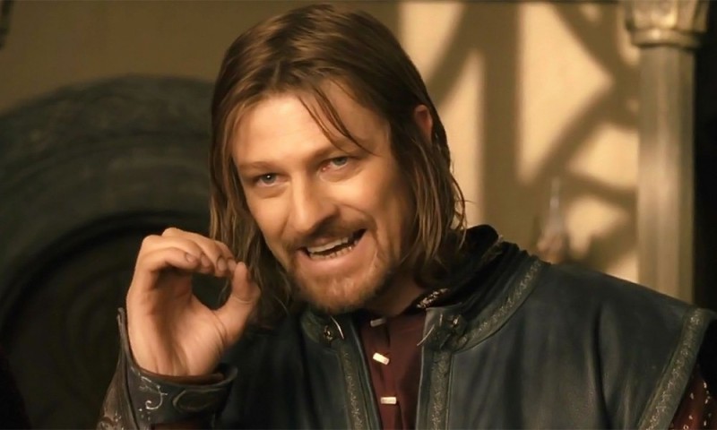 Create meme: Boromir Lord of the rings, Sean bean meme, meme Lord of the rings Boromir