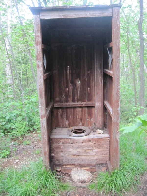 Create meme: rustic bathroom, old toilet, country toilets