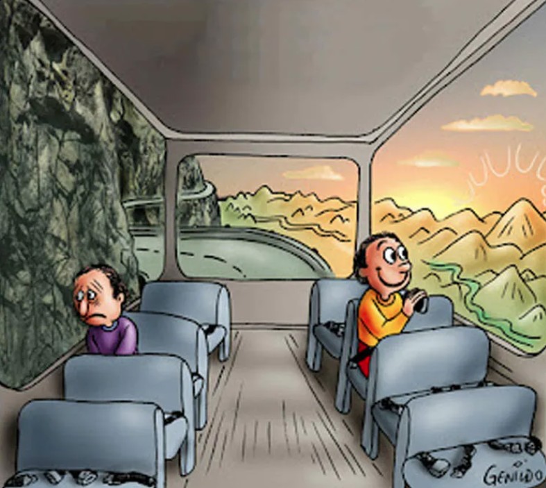 Create meme: people on the bus, cartoon bus, meme two people