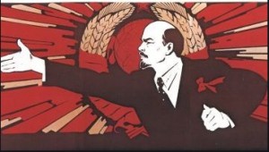 Create meme: Communist posters, Lenin forward comrades, Soviet posters of Lenin
