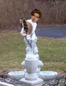 Создать мем: фонтан скульптура, фонтан для сада, фонтан