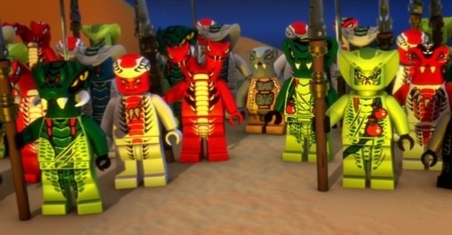 Create meme: lego ninjago movie, lego ninjago serpentines, ninjago serpentines