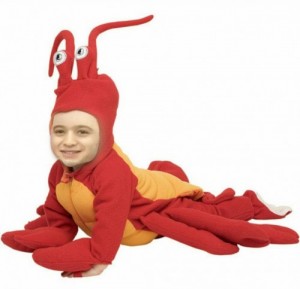 Create meme: costume, Christmas costumes, lobster