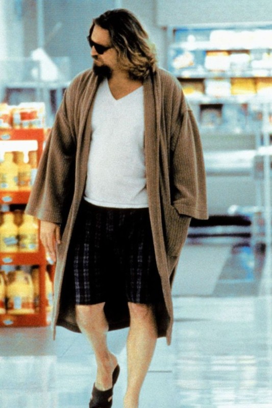 Создать мем: big lebowski the, лебовски в халате, the big lebowski 2